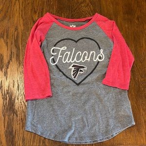 NFL Falcons Shirt Girls Size M (8)